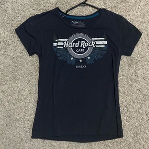 Hard Rock Cafe Oslo Women’s Tee- Size Large